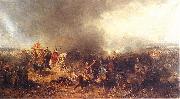 jozef brandt Battle of Chocim. oil painting
